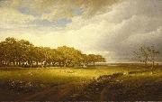 William Trost Richards Old Orchard at Newport oil